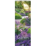Dumont Kalenderverlag DUMONT - Gärten 2026 – Wandkalender King-Size 34×98 cm mit 12 Gartenfotografien, Naturkalender für Gartenfreunde & Pflanzenliebhaber: