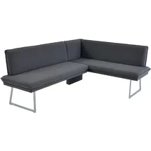 K+W Komfort & Wohnen Eckbank 86x60 cm Flachgewebe Q2 2250 langer Schenkel rechts oder links