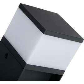 KANLUX Außenleuchte Aluminium 16 cm IP44 G9 schwarz
