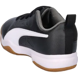 Puma Tenaz Jr Hallenschuh Kinder Schwarz/Weiß 33