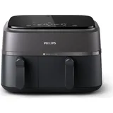 Philips Dual Basket Airfryer NA350/00 9 l schwarz