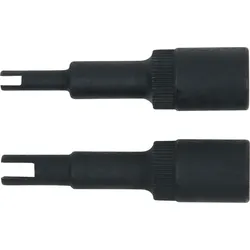 KS Tools Bit-Stecknuss-Satz für Klimaanlagen-Festdrossel, 2-tlg - 550.1175