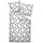 JANINE Mako-Satin Grafisch Taupe 155 x 220 cm + 80 x 80 cm