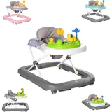 Lorelli Bertoni Lauflernhilfe Happy Land Spielbrett, höhenverstellbar, Treppenstopper grau