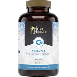 Nuvi Health Omega 3 Fischöl Triglyceride Form - 240 Kapseln