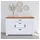 Interlink Maluno Sideboard 166,4 x 48,3 x 104 cm Weiß Holz/Massivholz