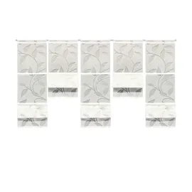 HOME WOHNIDEEN Magnetrollo RANA mit stangendurchzug, MAGNETROLLO SET,BAMBUSOPTIK,AUSBRENNER, weiß