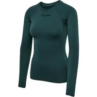 Hummel hmlSHAPING Seamless Funktionsshirt Damen 6236 green gables M