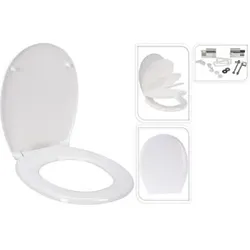 Bathroom Solution s Toilettensitz Universal. langsam absenkbar. Weiß