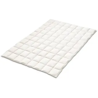 sanders-kauffmann gmbh Kauffmann Sleepwell Comfort Daunendecke 155x220 cm - weiß