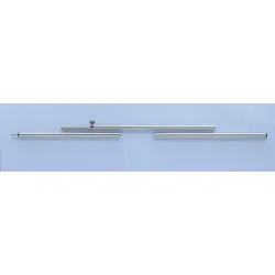 Berger Teleskop-Stange, 28mm, 165-250cm,  Aluminium Bodengleiter