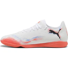 Puma Future 8 Play Hallenfußballschuhe Herren PUMA White/PUMA Black/Glowing Red 44,5