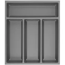 Agoform Vasalat Besteck Organizer Sky 320 x 53 x 373 mm Schiefgrau Kunststoff