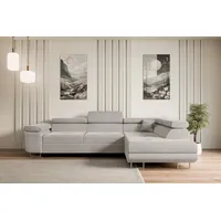 Altdecor Ecksofa mit Schlaffunktion und Bettkasten GUSA-L - 272x202x107