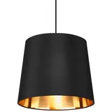 meineWunschleuchte Laurea 1-flg. Ø30 cm rund schwarz-gold