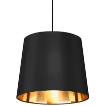meineWunschleuchte Laurea 1-flg. Ø30 cm rund schwarz-gold