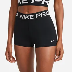 NIKE W NP 365 SHORT 3IN BLACK/WHITE