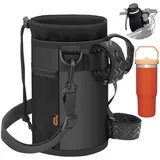 luxuskollektion Fahrrad Flaschenhalter 32-40oz Isoliert Schwarz