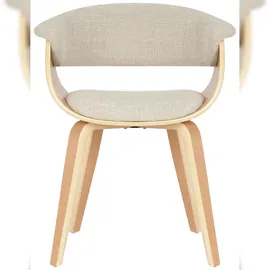 CLP 2er Set Stühle Bruce Stoff natura/creme