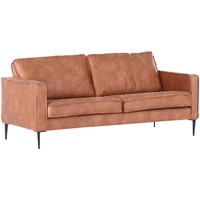 Ambia Home 3-Sitzer-Sofa Cognac - cm