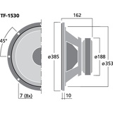 Monacor TF-1530 15 Zoll 400 Watt 8 Ohm