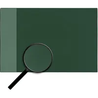 alles-meine.de GmbH Schreibtischunterlage - Größe & Modell & Farbwahl - 53 cm * 40 cm - Unterlage - Leder Effekt - dunkel grün/Oliv - abwischbar - rutschfest - Schreibunterlage..