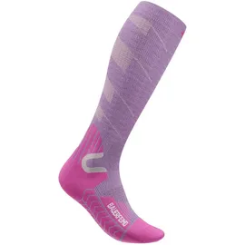 Bauerfeind Ski Touring Kompressionssocken Damen Lila 35-38