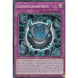 SR06-DE030 - Grinsegrabvirus - Super Rare - DE - im Set mit Ultrapro Toploader - Yugioh