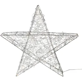 AM Design LED Stern Kunststoff Ø 55 cm x 8 cm 1 Stk. silberfarben