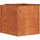 vidaXL Hochbeet Rostig 129 x 129 x 77 cm Cortenstahl