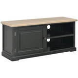 vidaXL TV-Schrank Schwarz 90 x 30 x 40 cm Holz