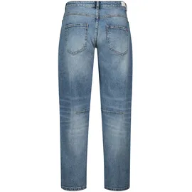 Cartoon Used Look-Jeans mit Bindegürtel in Blau | Gr.: 44,
