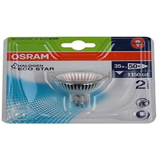 Osram DecoStar Halogen-Reflektor, GU4-Sockel, dimmbar, 12 Volt, 25 Watt - Ersatz für 35 Watt, 36 ° Abstrahlungswinkel, Warmweiß - 2800K