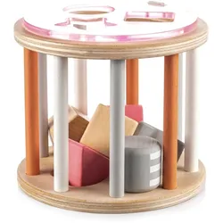 Zopa Wooden Jigsaw Activity Steckspielzeug aus Holz 18 m+ Pink 1 St.