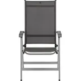 Kettler BasicPlus Multipositionssessel 61 x 65 x 109 cm silber/anthrazit klappbar