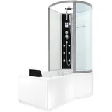 AcquaVapore K50-L01-WP Kombination Whirlpool Dusche 170 x 100 cm