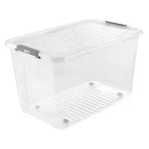 Aufbewahrungsbox 59 x 38 x 35,5 cm 1-tlg. transparent