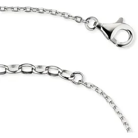 Engelsrufer Damen-Fußkette Herz 925er rhodiniert