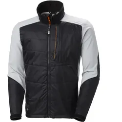 Steppjacke "KENSINGTON" - XS - schwarz/nebelgrau