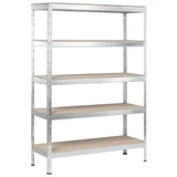 SCHULTE Regalwelt Schulte Stecksystem-Schwerlastregal L 180 cm x 130 cm x 45 cm Verzinkt