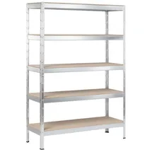 SCHULTE Regalwelt Schulte Stecksystem-Schwerlastregal L 180 cm x 130 cm x 45 cm Verzinkt