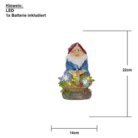 Best Season Dekoleuchte Kunststoff (H)22 x Ø 14 cm inkl. Dämmerungssensor mehrfarbig