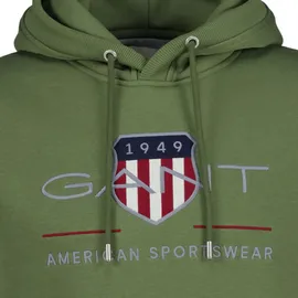 GANT Hoodie Grün M