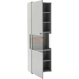 MCA Furniture Wohnwand ZADAR, Arktisgrau Dekor - Wotan Eiche Dekor - 3-teilig