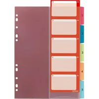 Herlitz 10913689 Tab-Register Gemischte Farben