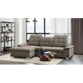 werk2 Eckcouch Polyester 2-Sitzer Beige