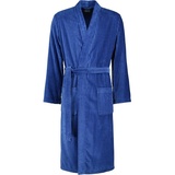 CAWÖ 3714 Kimono Velours, Kimono, 100% Baumwolle blau L
