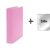 Livepac-Office Ringbuch DIN A5 40 mm Pink 10 St.