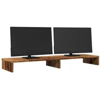 VidaXL Monitorständer Altholz-Optik 100x27x10 cm Holzwerkstoff