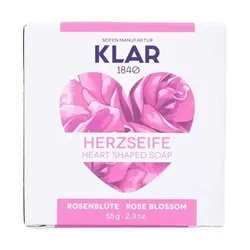 Klar Herzseife Rosenblüte